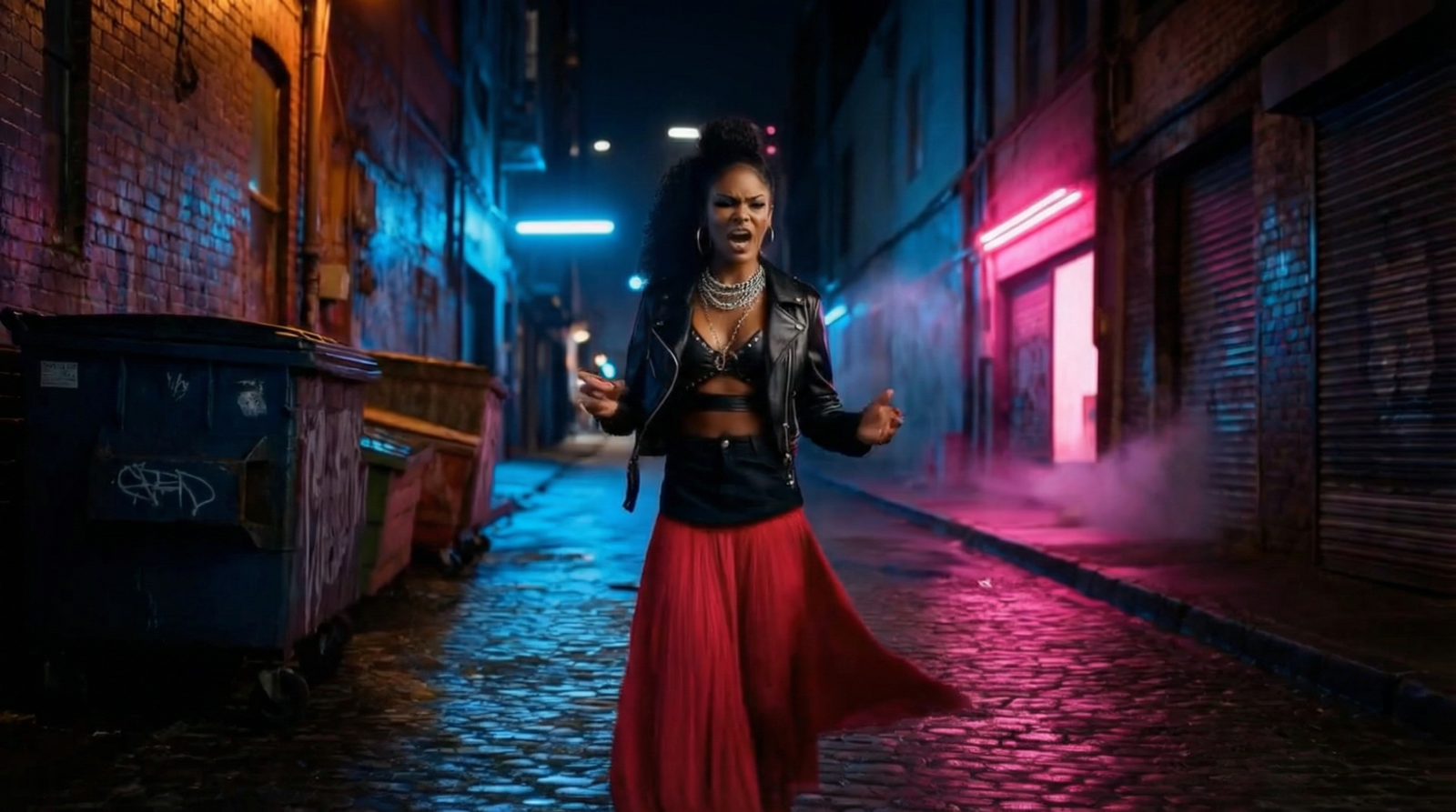 Vexara Rose red skirt